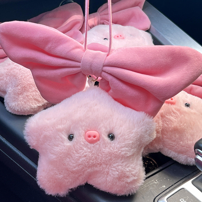 Wholesale Cute Star Doll Plush Ball Keychain